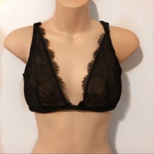 Victoria’s Secret - black lace bralette